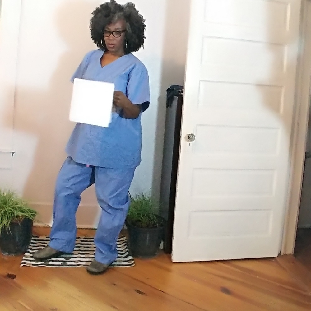 Plus-size Frham Scrub pants